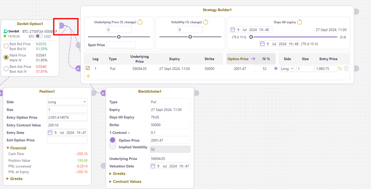 Exporting Option to Multiple widgets