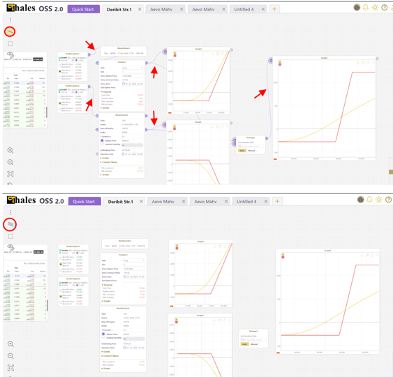 Hide / Show the links in the Dashboard
